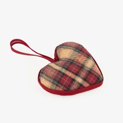 Casa Viva Adorno colgante Corazón de tartán 8cm