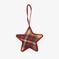 Casa Viva Adorno colgante Estrella de tartán 8cm Best