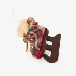 Casa Viva Adorno colgante Patín de tartán 12cm Hot