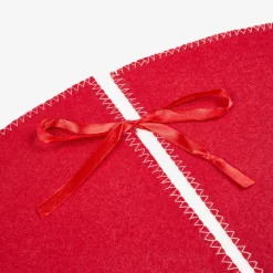 Casa Viva Alfombra para árbol roja con Ciervo tartán Ø90cm Sale