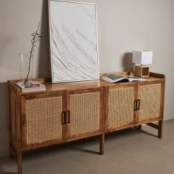 Casa Viva Aparador de madera de mango Merlin 180x42x82cm Clau&Chloe Best