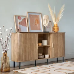 Casa Viva Aparador de madera MDF Valote 140x40x80cm