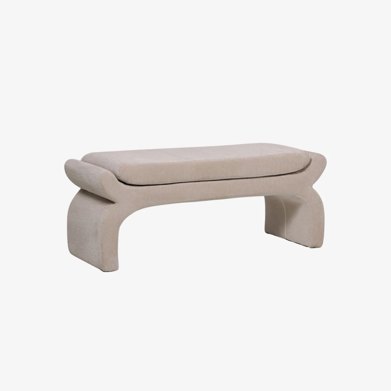 Casa Viva Banco beige Gaspar 112x42x45cm New