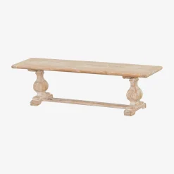 Casa Viva Banco de madera de olmo reciclada Toulouse 168x39x46cm Hot