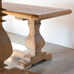 Casa Viva Banco de madera de olmo reciclada Toulouse 168x39x46cm Hot