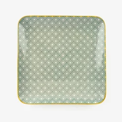 Casa Viva Bandeja de porcelana Okinawa 21x21cm New