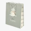 Casa Viva Bolsa de papel para regalo papel gris Nordic XL Clearance
