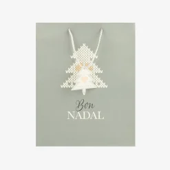 Casa Viva Bolsa de papel para regalo gris Nordic L