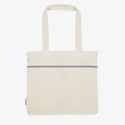 Casa Viva Bolso de algodón con rayas azules Niza 43x39x16cm Best