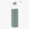 Casa Viva Botella de vidrio con neopreno azul 0,6L Tera Discount