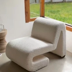 Casa Viva Butaca borreguito beige Ailen 59x86x64cm Clau&Chloe Discount