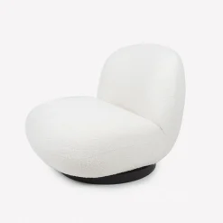 Casa Viva Butaca de borreguito giratoria blanca Pacha 81x95x71cm Clau&Chloe Sale