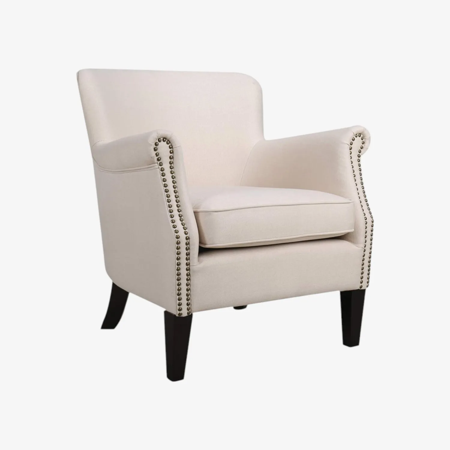 Casa Viva Butaca de poliéster beige Aurora 76x78x79cm Clau&Chloe Hot