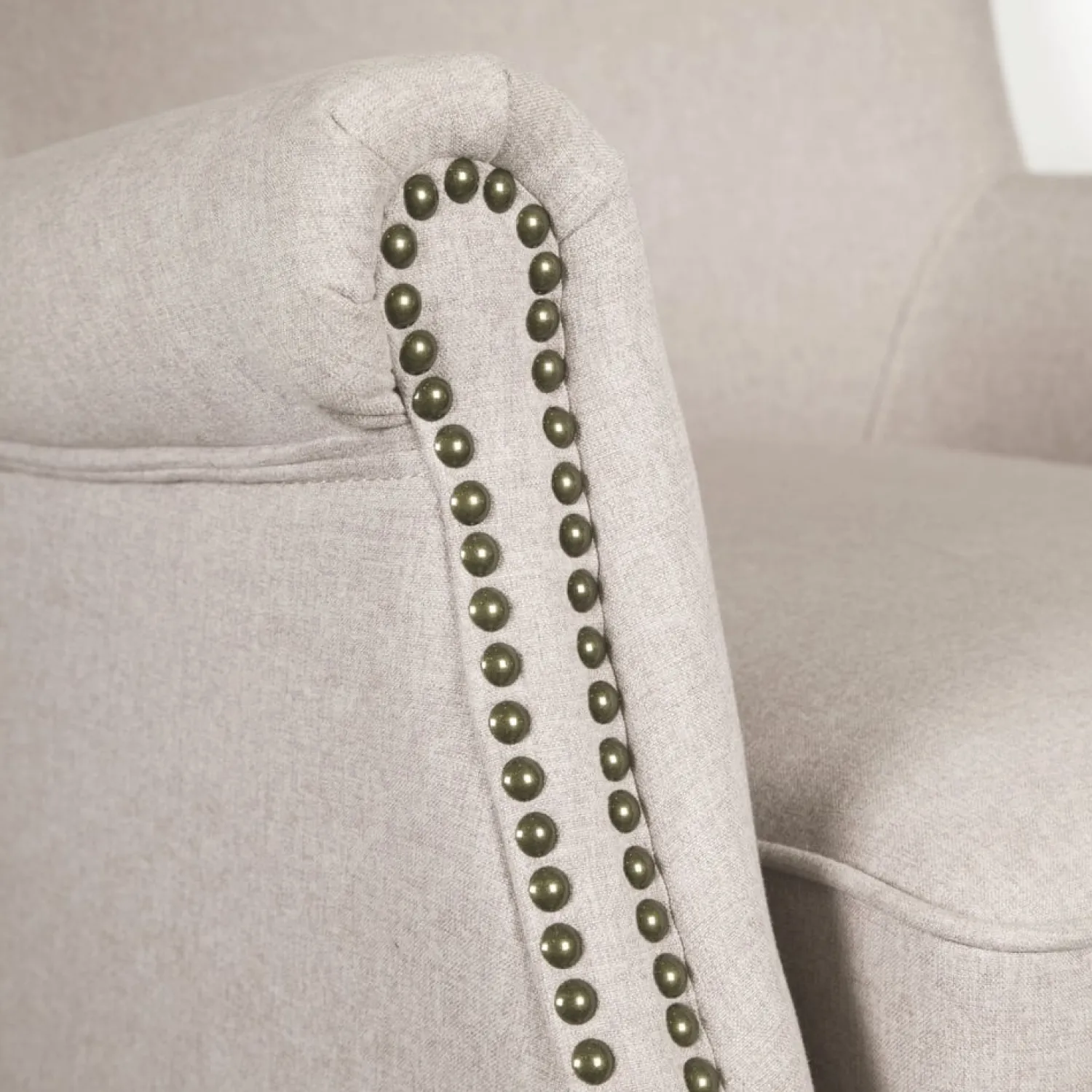 Casa Viva Butaca de poliéster beige Aurora 76x78x79cm Clau&Chloe Hot