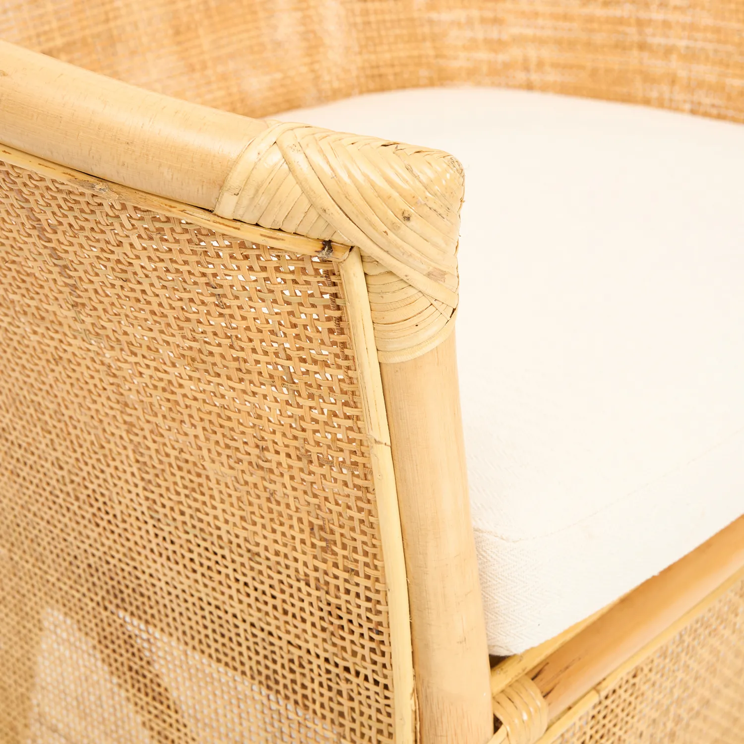 Casa Viva Butaca de ratán beige Milos 76x65x80cm Hot