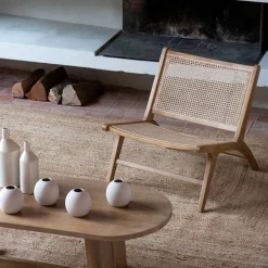 Casa Viva Butaca de ratán marrón claro Elodye 64x49x66cm Clau&Chloe New