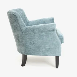 Casa Viva Butaca de terciopelo azul Aurora 79x75x79cm Clau&Chloe