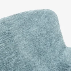 Casa Viva Butaca de terciopelo azul Aurora 79x75x79cm Clau&Chloe