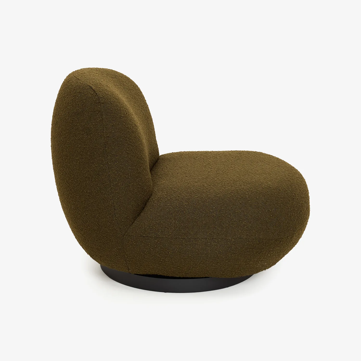 Casa Viva Butaca en tejido bouclé verde oliva Pacha 81x95x71cm Clau&Chloe Discount