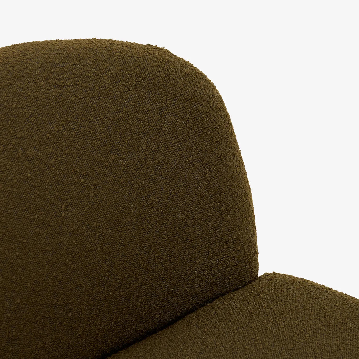 Casa Viva Butaca en tejido bouclé verde oliva Pacha 81x95x71cm Clau&Chloe Discount