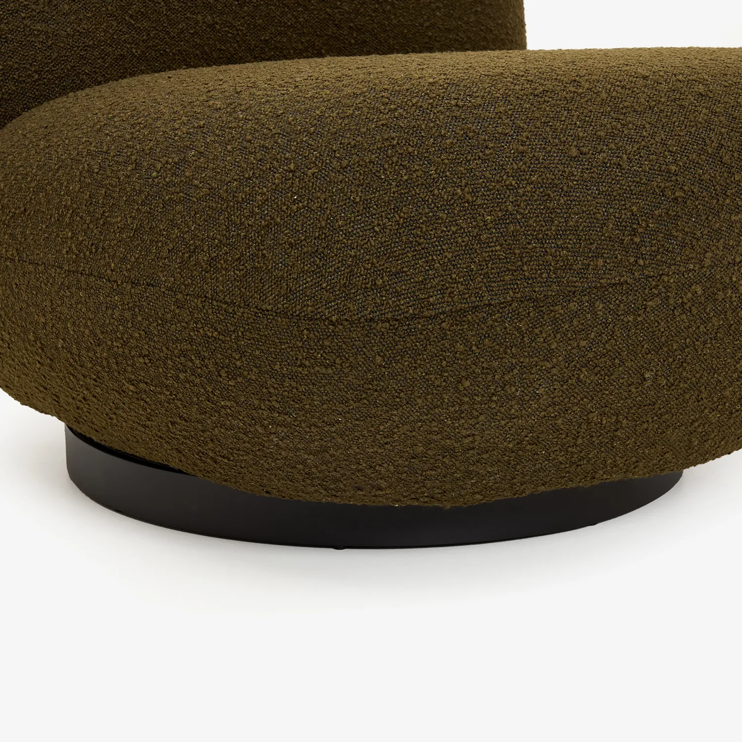 Casa Viva Butaca en tejido bouclé verde oliva Pacha 81x95x71cm Clau&Chloe Discount