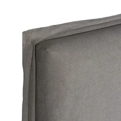 Casa Viva Cabecero tapizado desenfundable gris 190x8x100cm Clearance