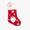 Casa Viva Calcetín de fieltro rojo Santa Claus 22x37cm Best