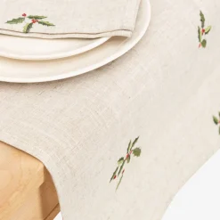 Casa Viva Camino de mesa de lino beige Acebo 50x150cm Best