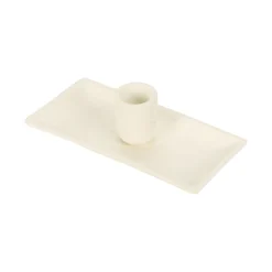 Casa Viva Candelabro de aluminio blanco 13x8x3cm Sale