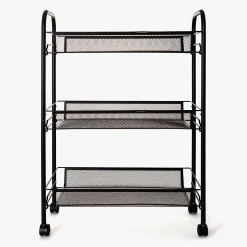 Casa Viva Carro de cocina negro Gorlan 44x26x63 Sale