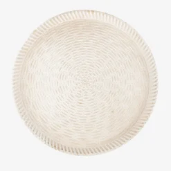 Casa Viva Centro de mesa de madera beige Ø29,5cm Sale