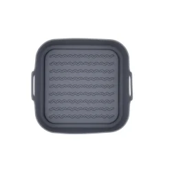 Casa Viva Cesta freidora de silicona gris 19x19x9cm Clearance