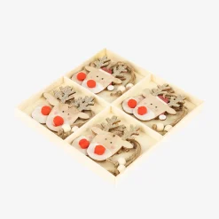 Casa Viva Conjunto de 8 adornos colgantes Renos 7,5cm Sale