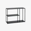 Casa Viva Consola de acero negro Calista 100x30x81cm Sale