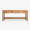 Casa Viva Consola de madera de acacia Bolt 170x40x75cm Clau&Chloe New