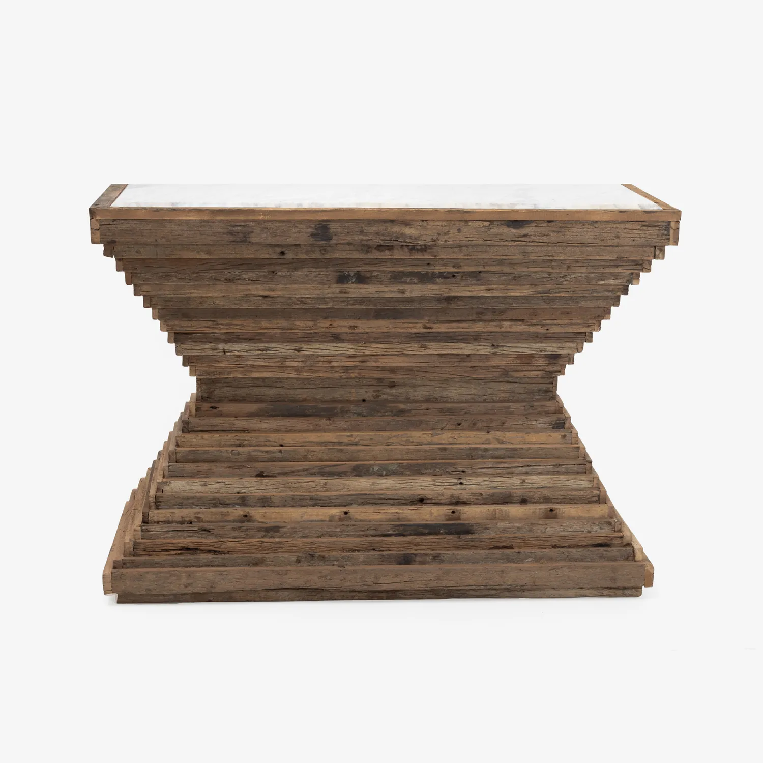 Casa Viva Consola de madera de olmo reciclada Pisco 120x45x87cm Clearance