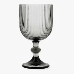 Casa Viva Copa de vidrio gris de 37cl Siva