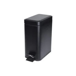 Casa Viva Cubo baño con pedal de metal negro 5L Sale