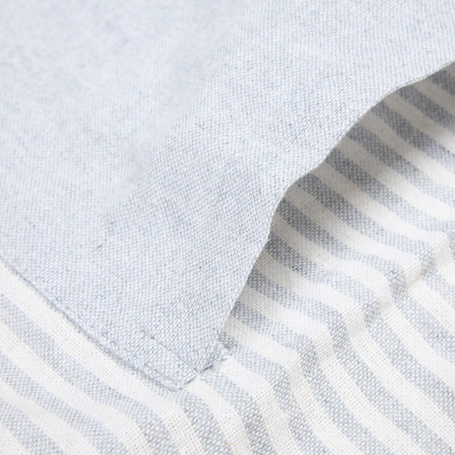 Casa Viva Delantal de algodón con rayas grises 60x80cm Hot