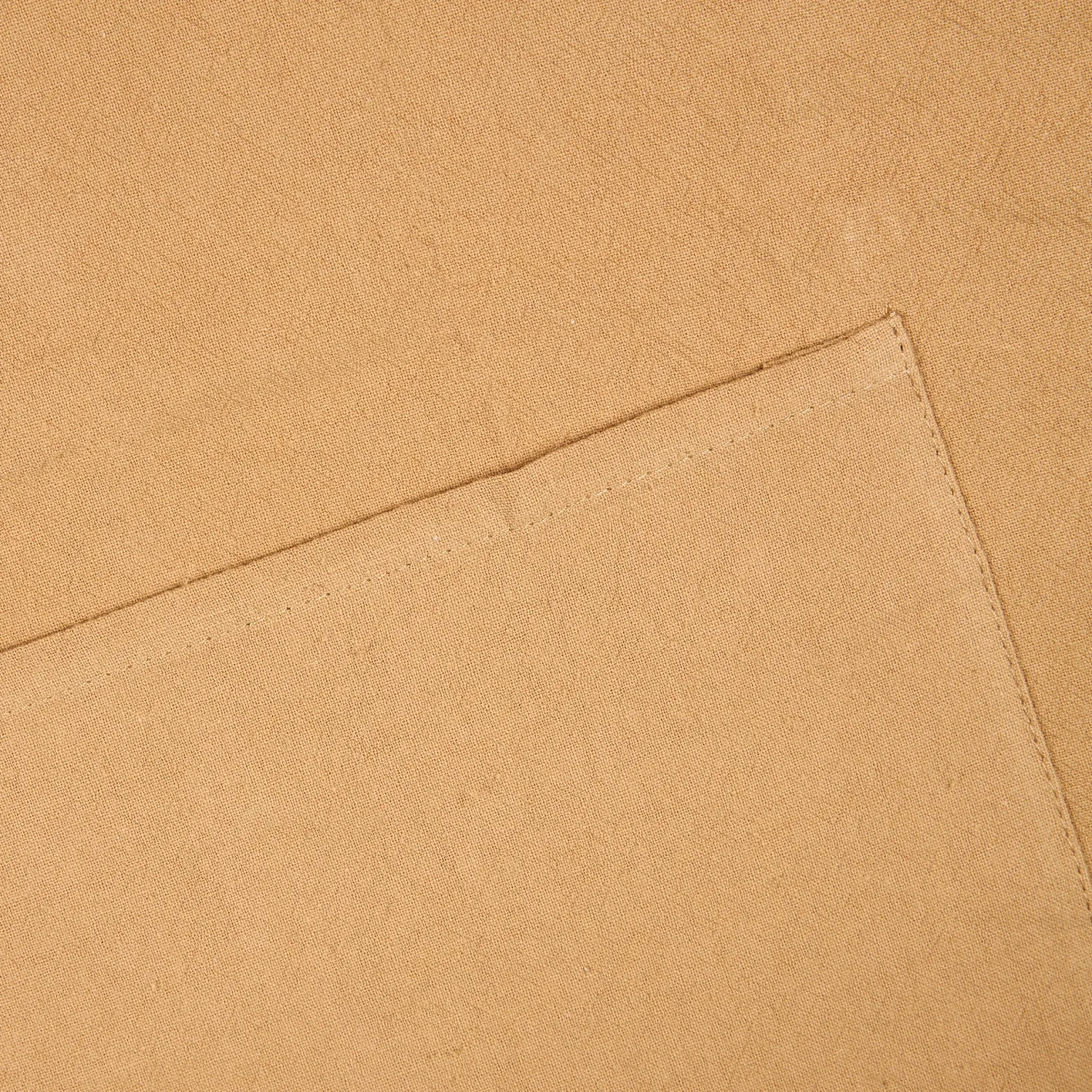 Casa Viva Delantal de cocina de algodón mostaza 80x70cm Sale