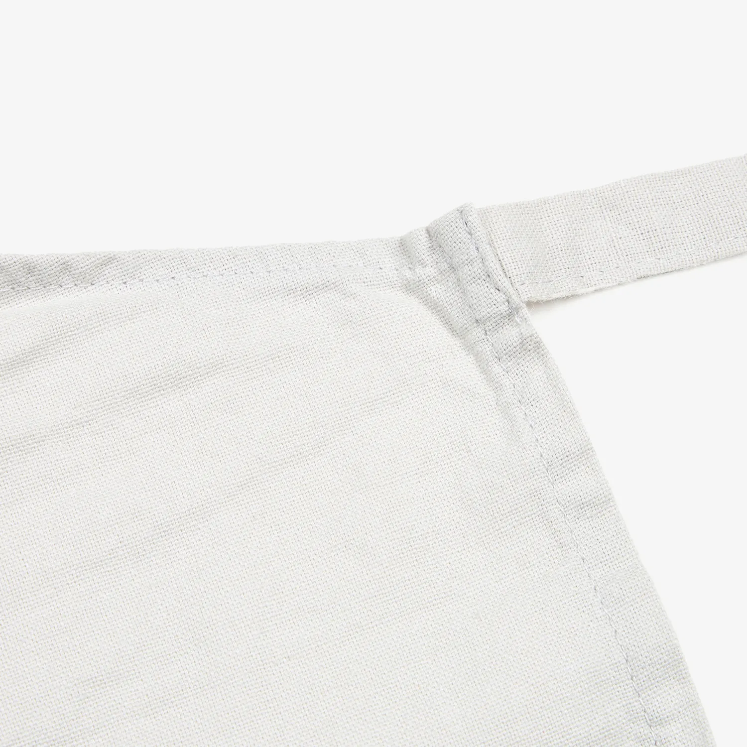 Casa Viva Delantal de cocina de algodón gris 80x70cm Discount