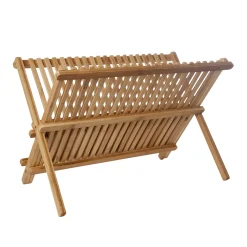 Casa Viva Escurreplatos plegable de bambú 42x32x26cm Clearance