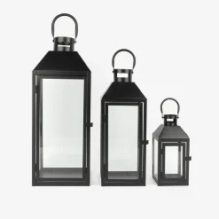 Casa Viva Farol de metal negro Fenjer Ø15x39cm Clearance