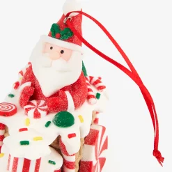 Casa Viva Figura decorativa de dolomita Santa Claus en tren 10,5cm