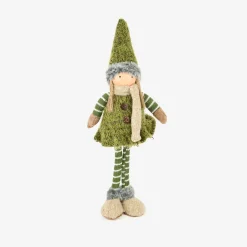 Casa Viva Figura decorativa Muñeca de pie verde 45cm Outlet