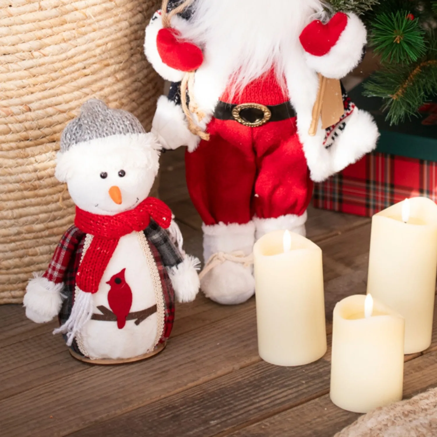 Casa Viva Figura decorativa Muñeco de nieve 24cm New