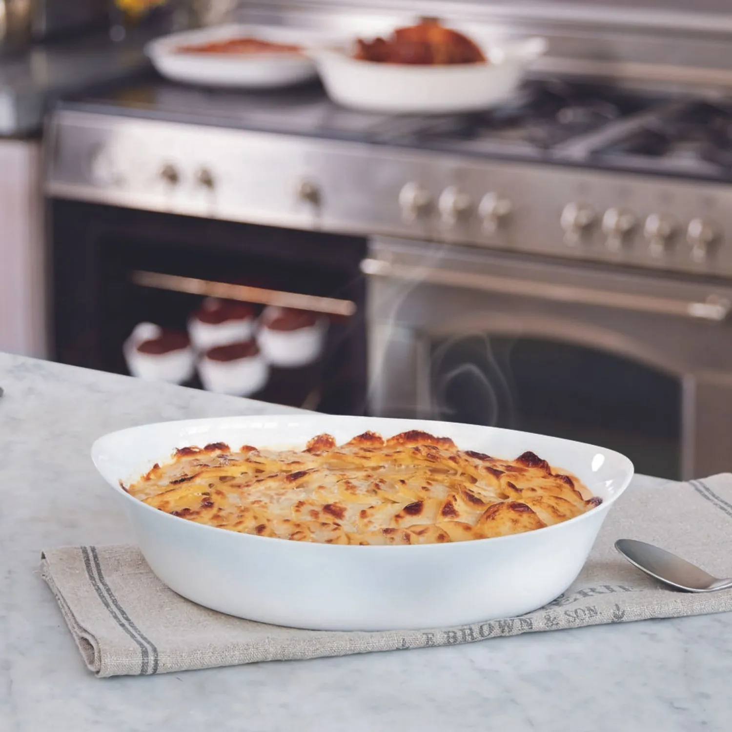 Casa Viva Fuente para horno rectangular opal Oven 34x25x7cm Hot