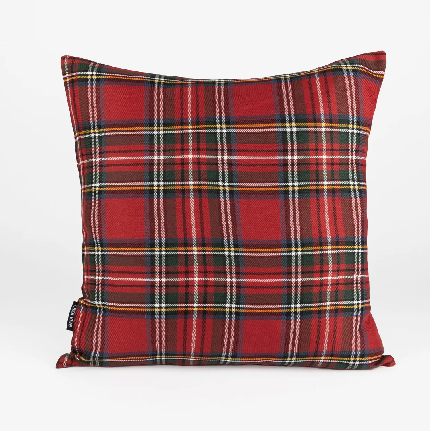 Casa Viva Funda cojín roja tartán 45x45cm Discount