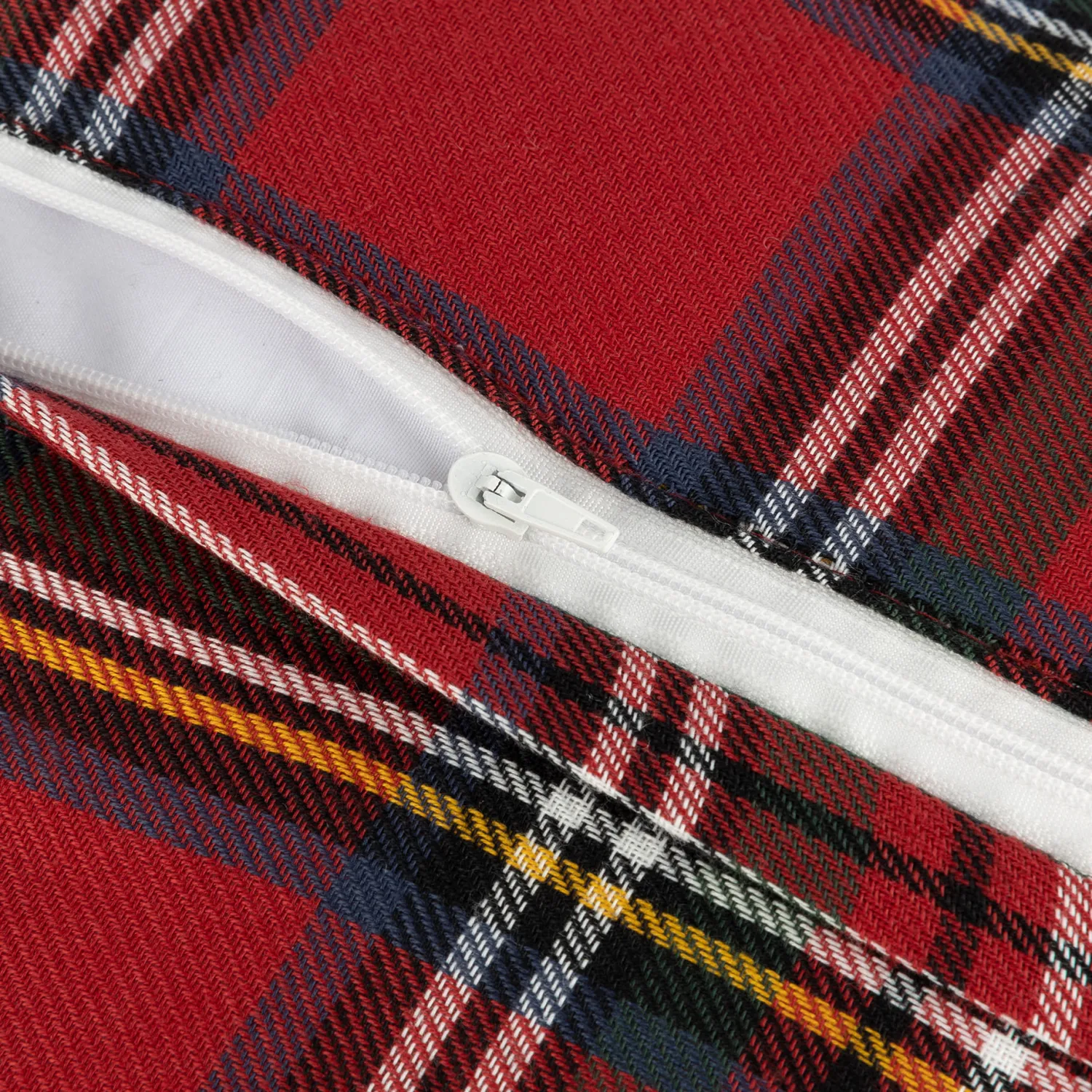 Casa Viva Funda cojín roja tartán 45x45cm Discount