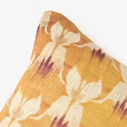 Casa Viva Funda de cojín algodón naranja Koray 45x45cm